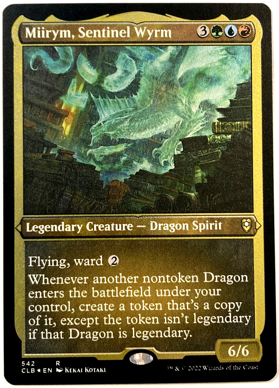 MTG Miirym, Sentinel Wyrm *FOIL ETCHED* Commander Legends Baldur’s Gate 542 NM