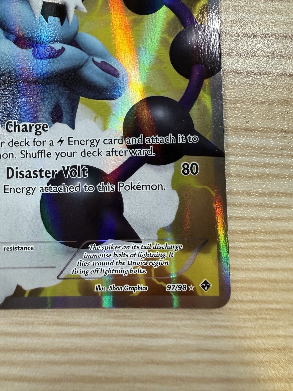 Thundurus (97 Full Art) Ultra Rare Holo Emerging Powers 97/98 – LP