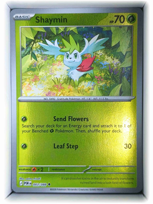 Shaymin 003/088 2026 English Reverse Holo NM