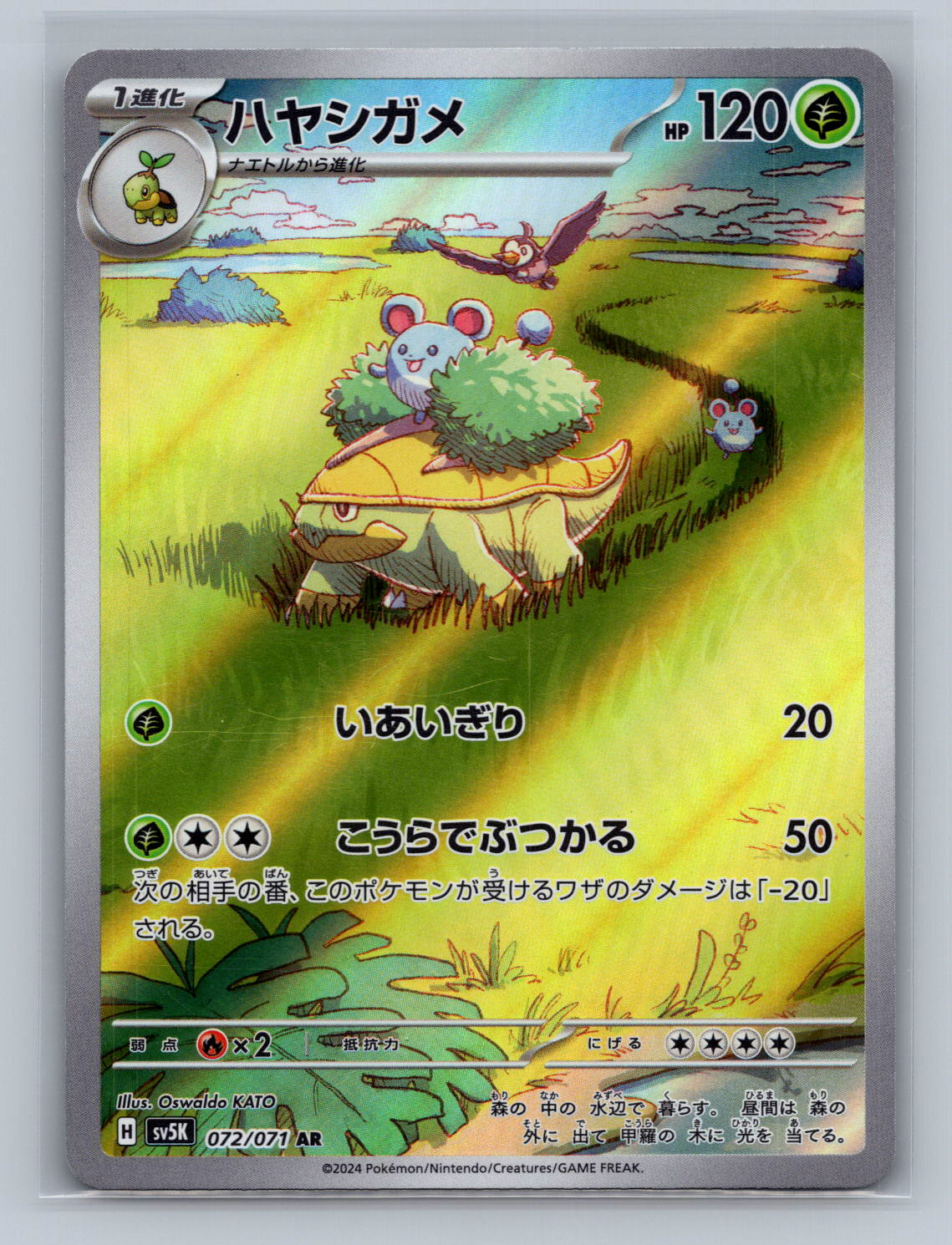 Grotle Holo Art Rare SV5K: Wild Force 072/071 LP