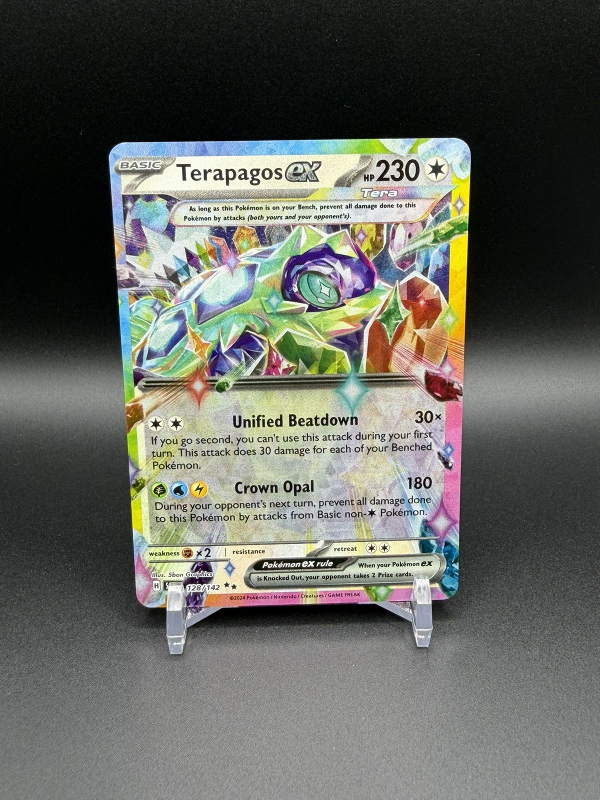 Terapagos ex 128/142 Sv07: Stellar Crown Holo