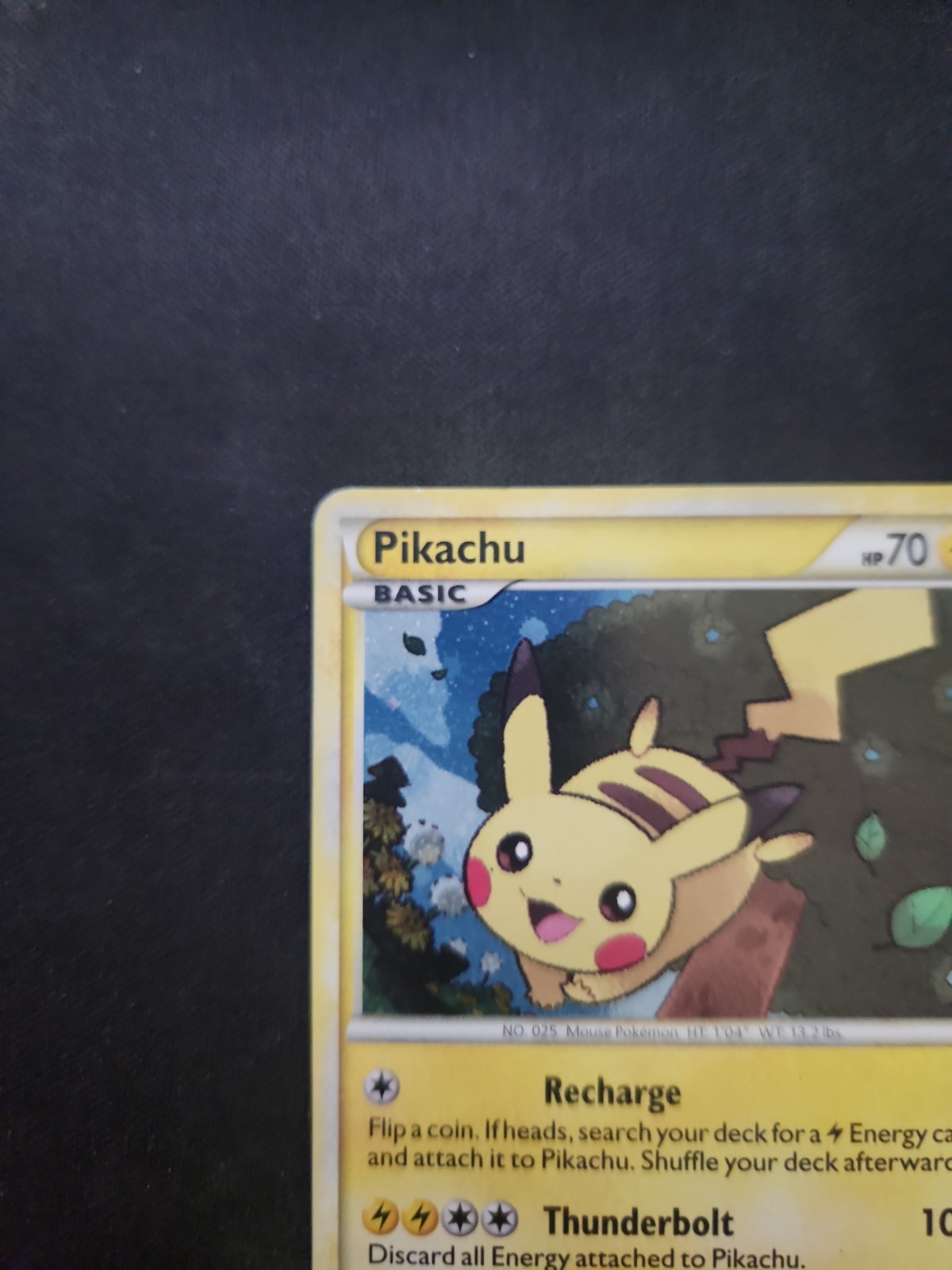 Pokémon Pikachu HGSS03 2010 Holo Promo Basic Card 70HP English