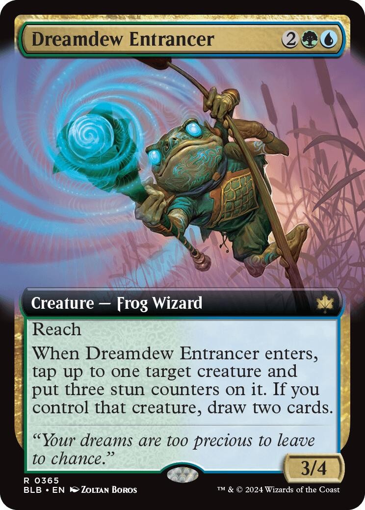 Dreamdew Entrancer (Extended Art) Normal [BLB – 365] NM Magic