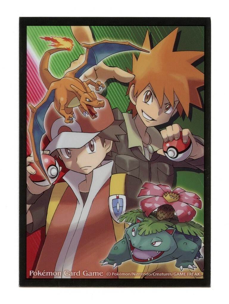 Rare 2012 Red vs Green Individual Card Sleeve Pokemon Center Japan Original