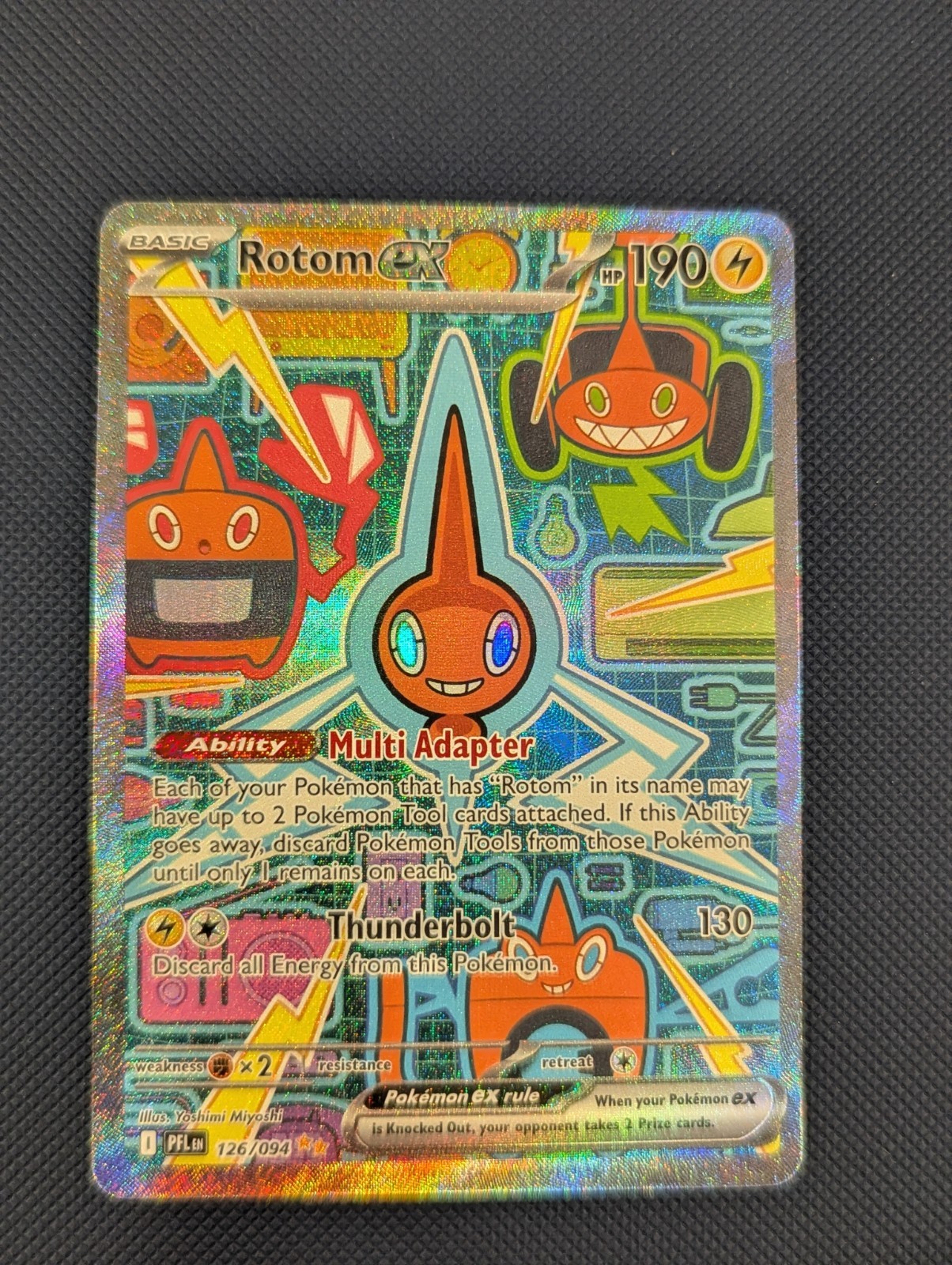 Rotom ex 126/094 PFL Phantasmal Flames Special Illustration Rare