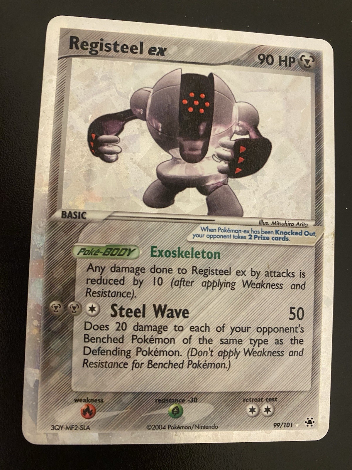 Registeel ex Ultra Rare Holo 99/101 Hidden Legends