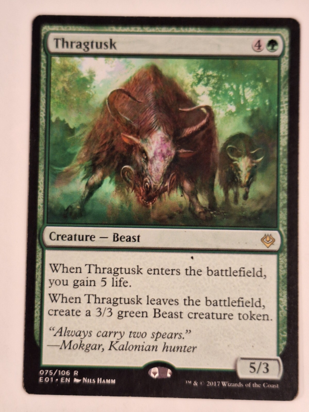 Thragtusk – Archenemy: Nicol Bolas – Magic the Gathering MTG Nice!