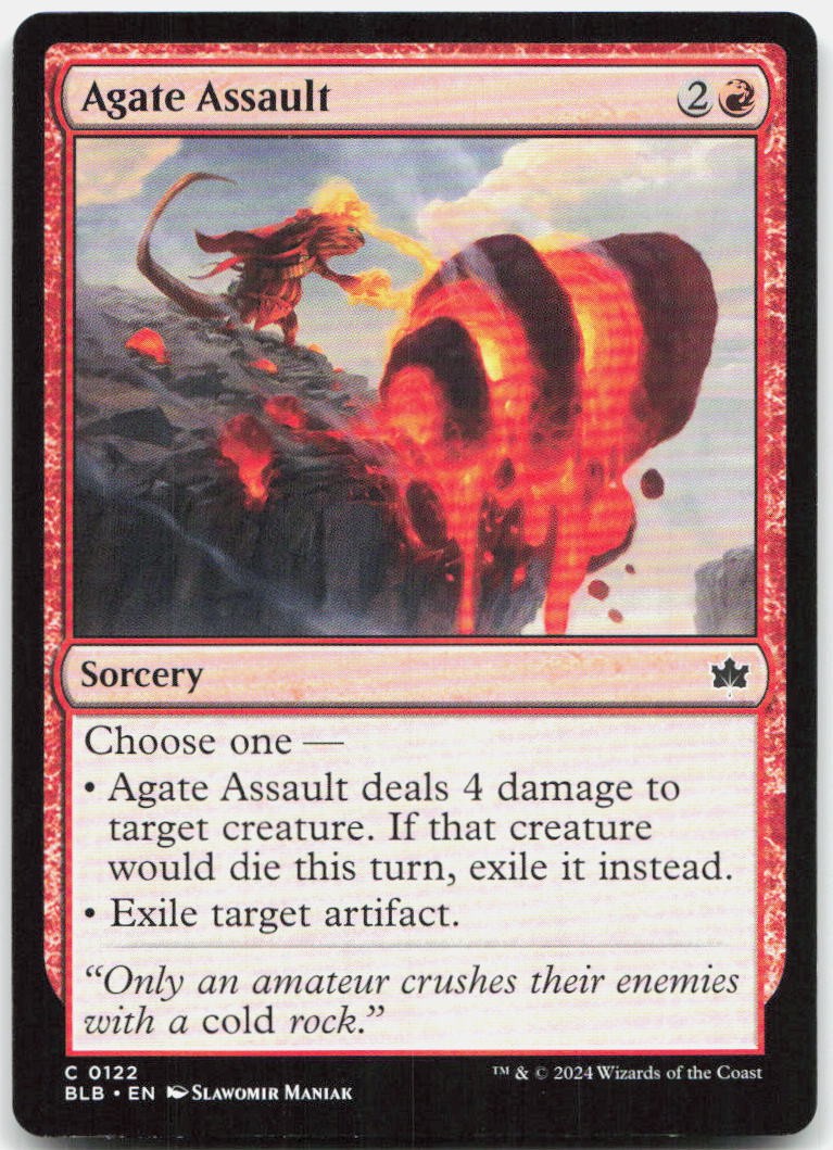 Agate Assault C Bloomburrow 122 NM Slawomir Maniak