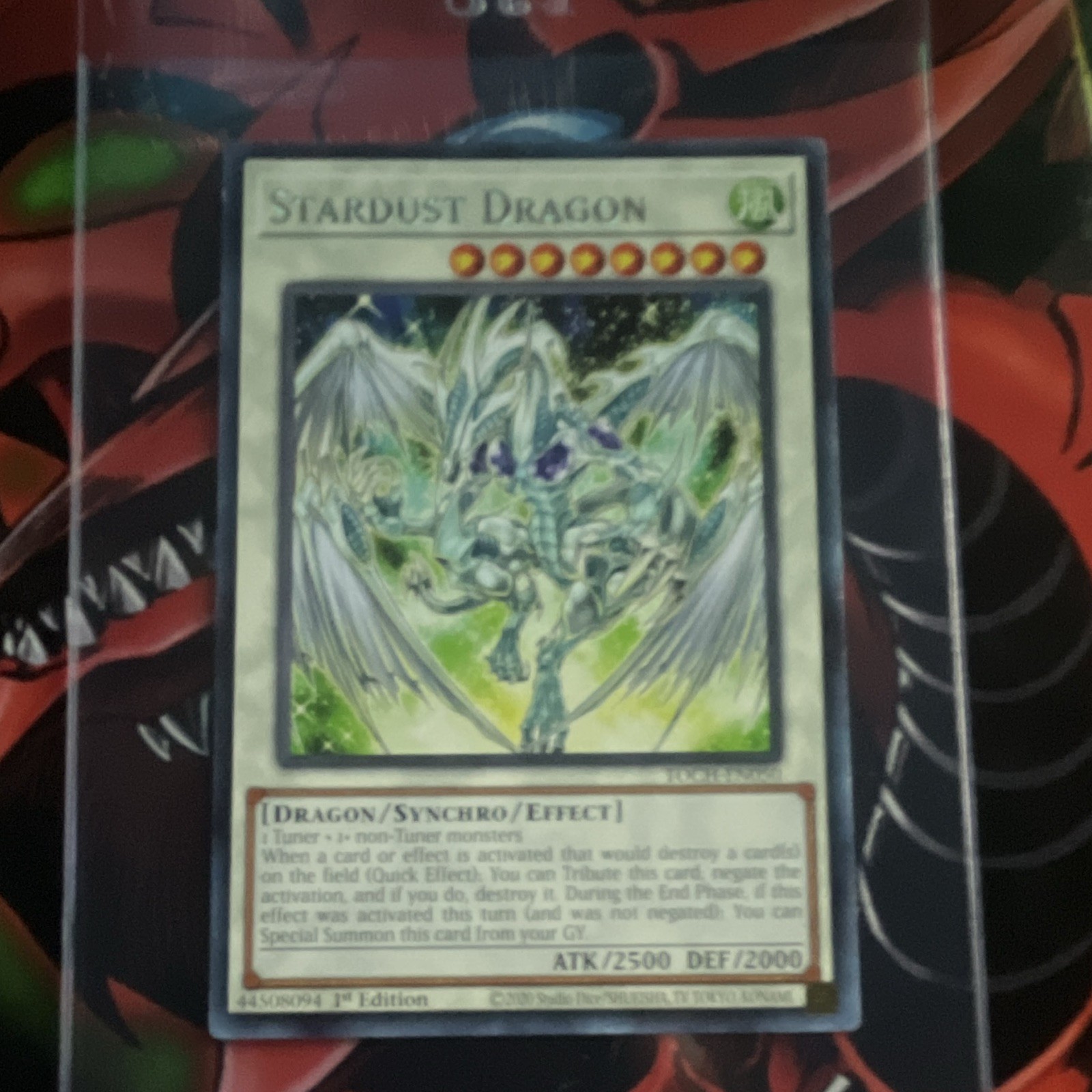 Konami Stardust Dragon 1st Ed Synchro Effect Monster EN ATK 2500 DEF 2000
