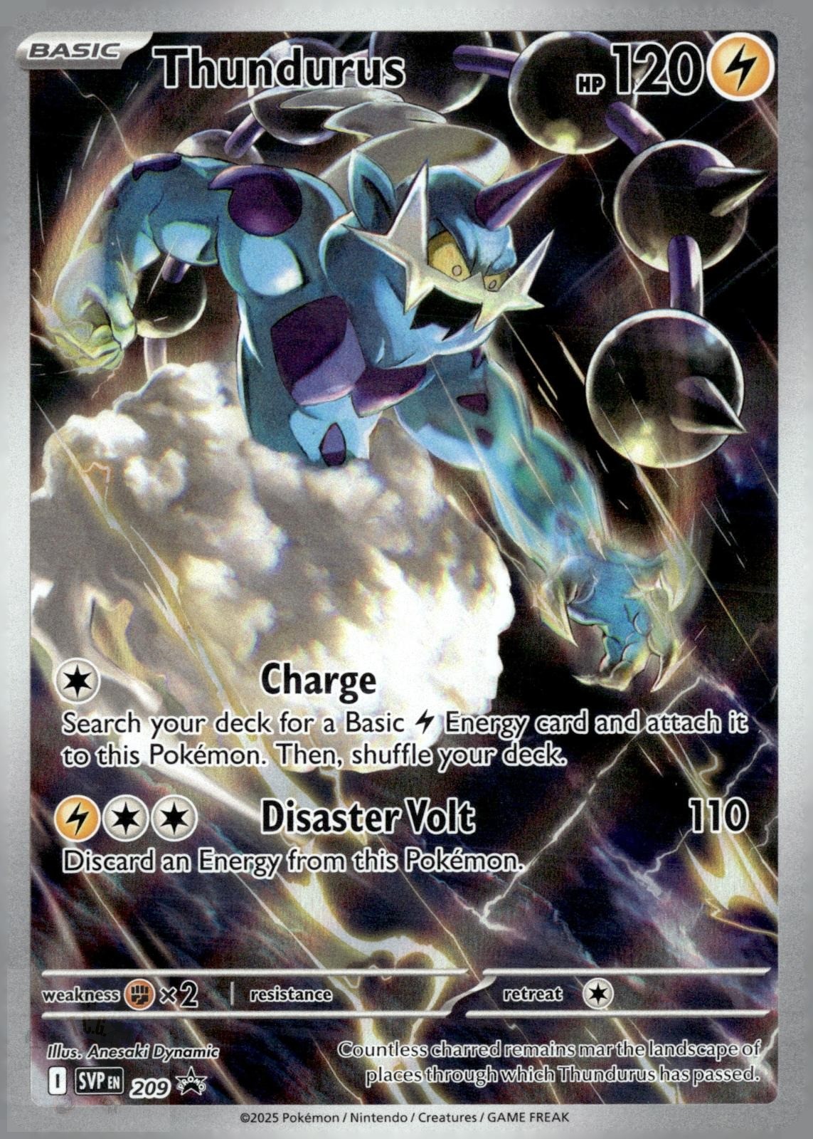Thundurus 209 Holo Promo Scarlet & Violet Promo Pokemon NM/M