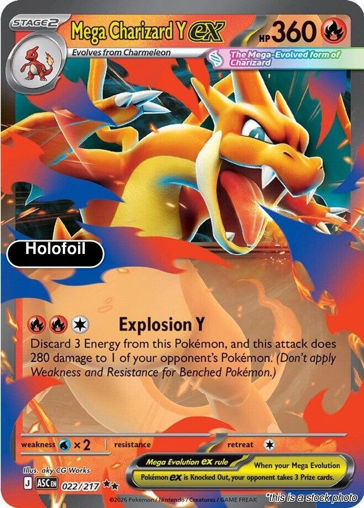 Mega Charizard Y ex – 022/217 [ASC – 022/217]