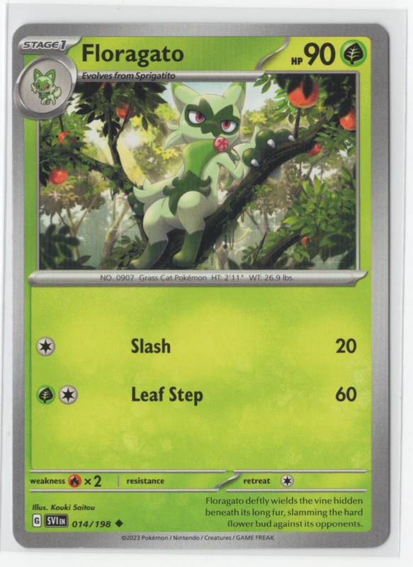 Pokemon Scarlet & Violet 014/198 Floragato
