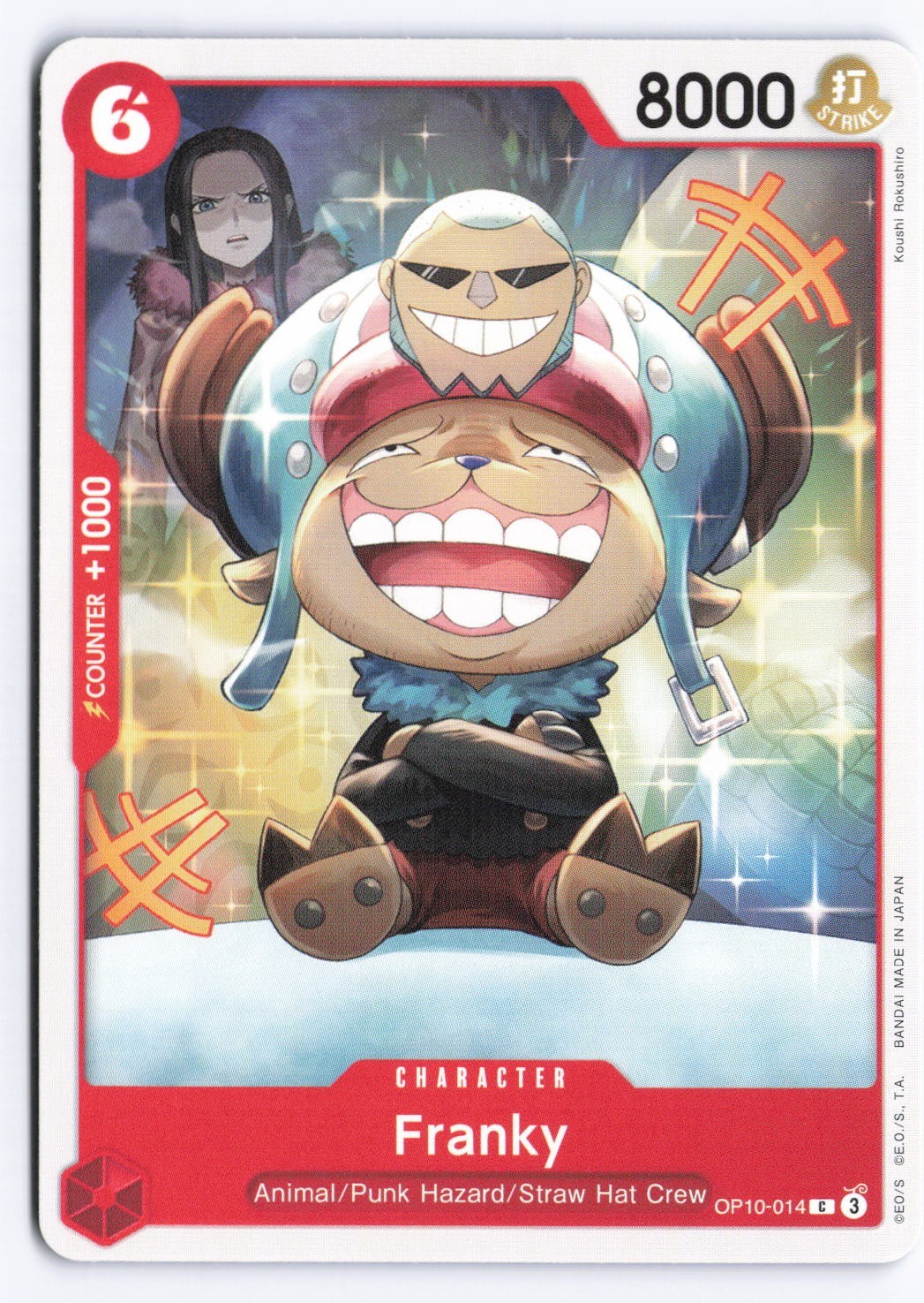 One Piece TCG – Franky – OP10-014 – Royal Blood – English X4