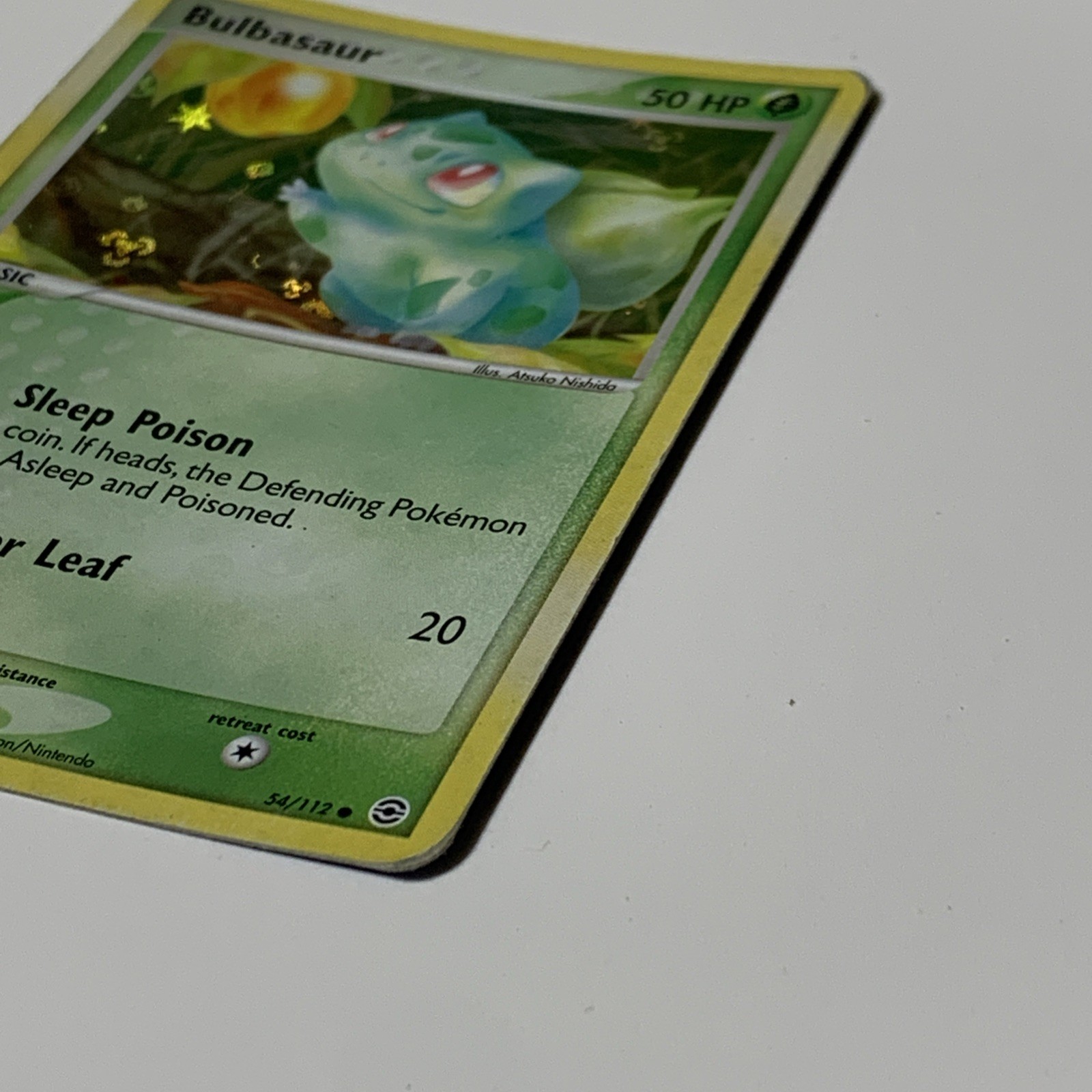Pokemon TCG Bulbasaur 54/112, EX Fire Red & Leaf Green Set, Reverse Holo
