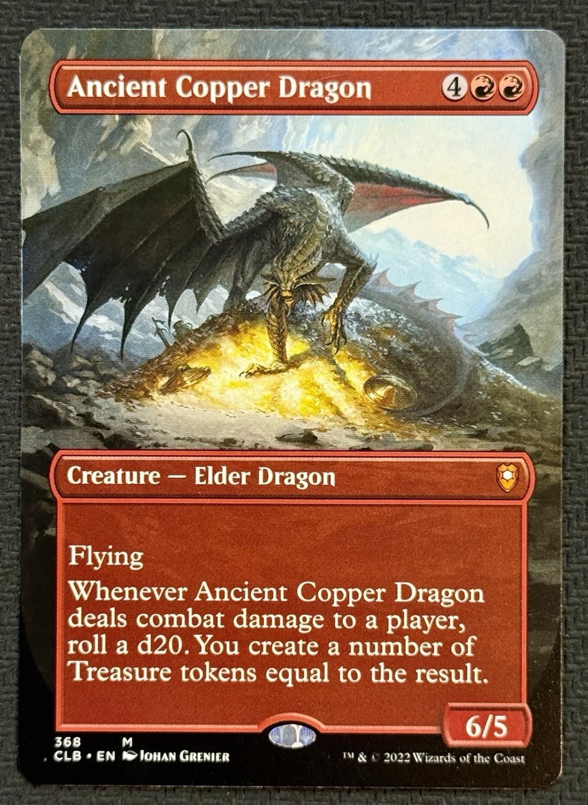 Ancient Copper Dragon Borderless CLB 368 M Regular EN MTG 🔥 🐉 🔥