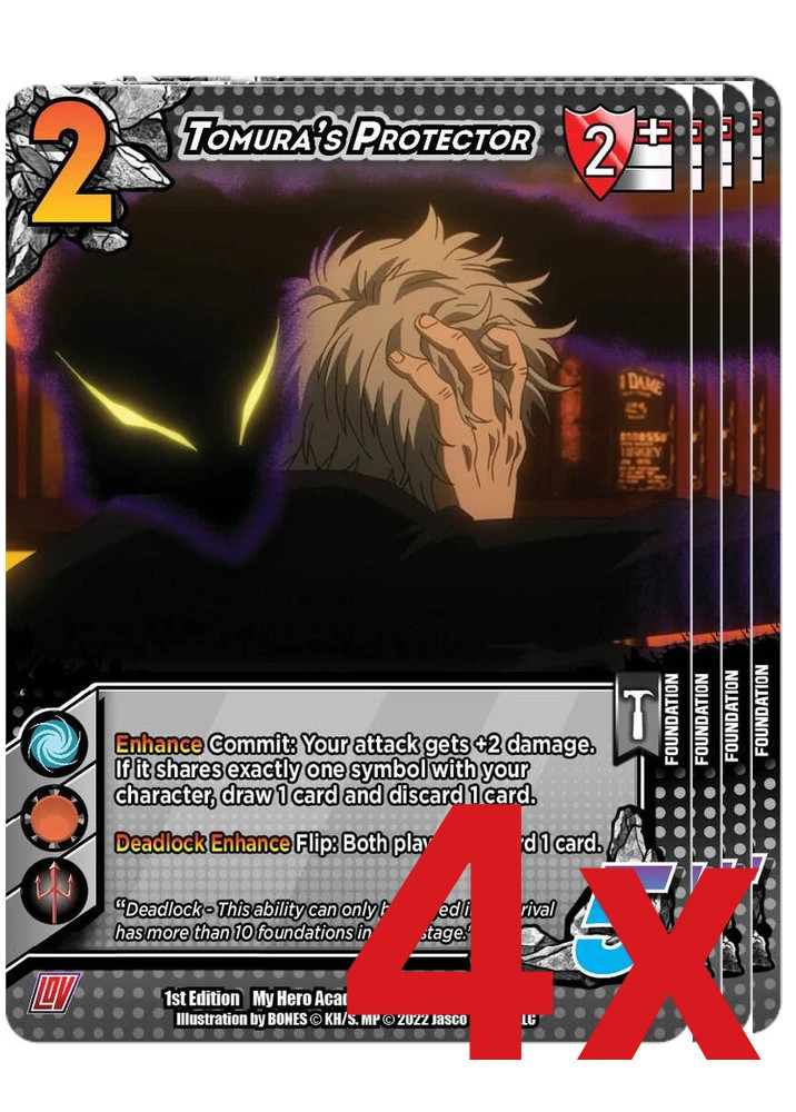 4x UniVersus: My Hero Academia: League of Villains UC 027/108 Tomura’s Protector