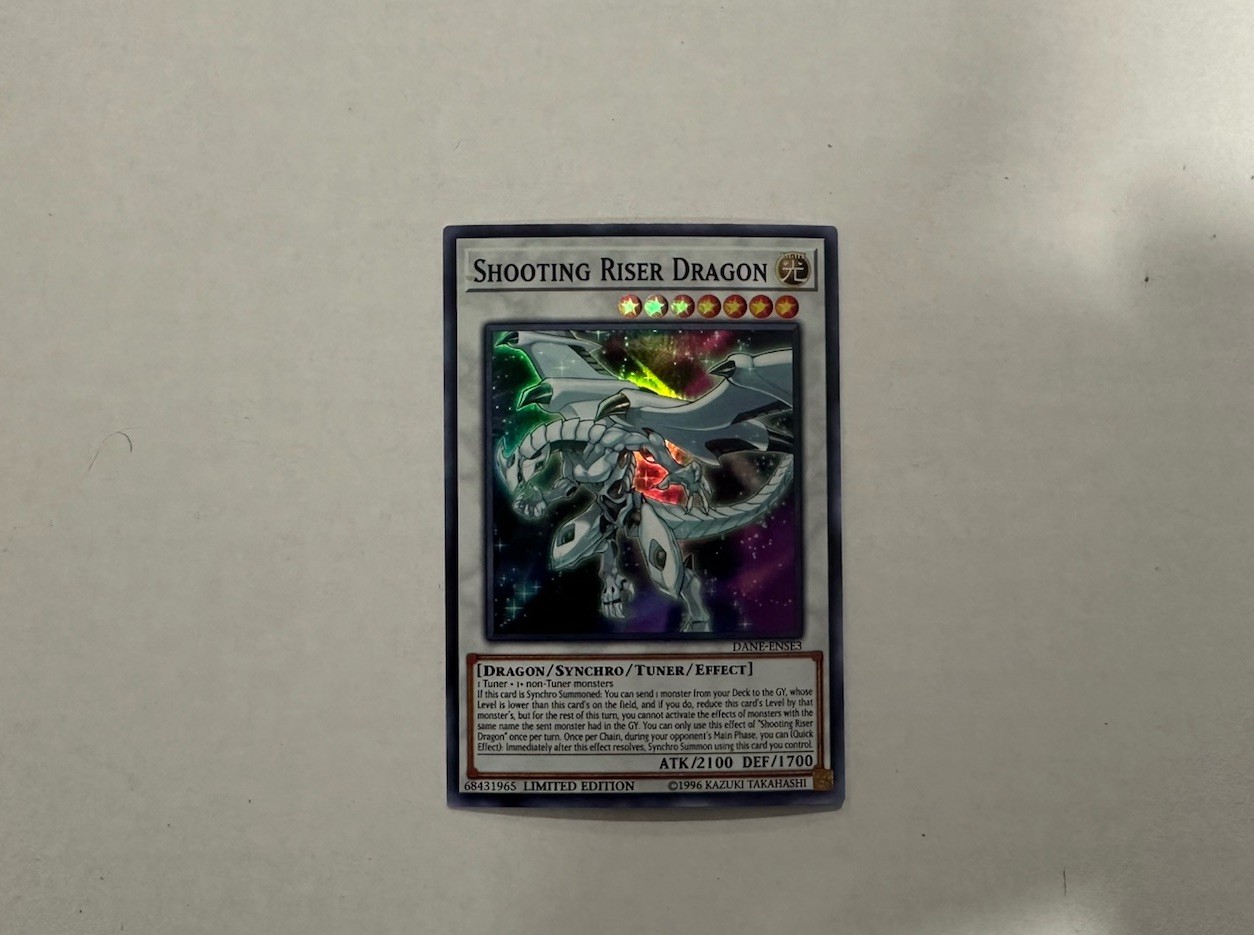 Yugioh Shooting Riser Dragon DANE-ENSE3 Super Rare Limited Edition NM