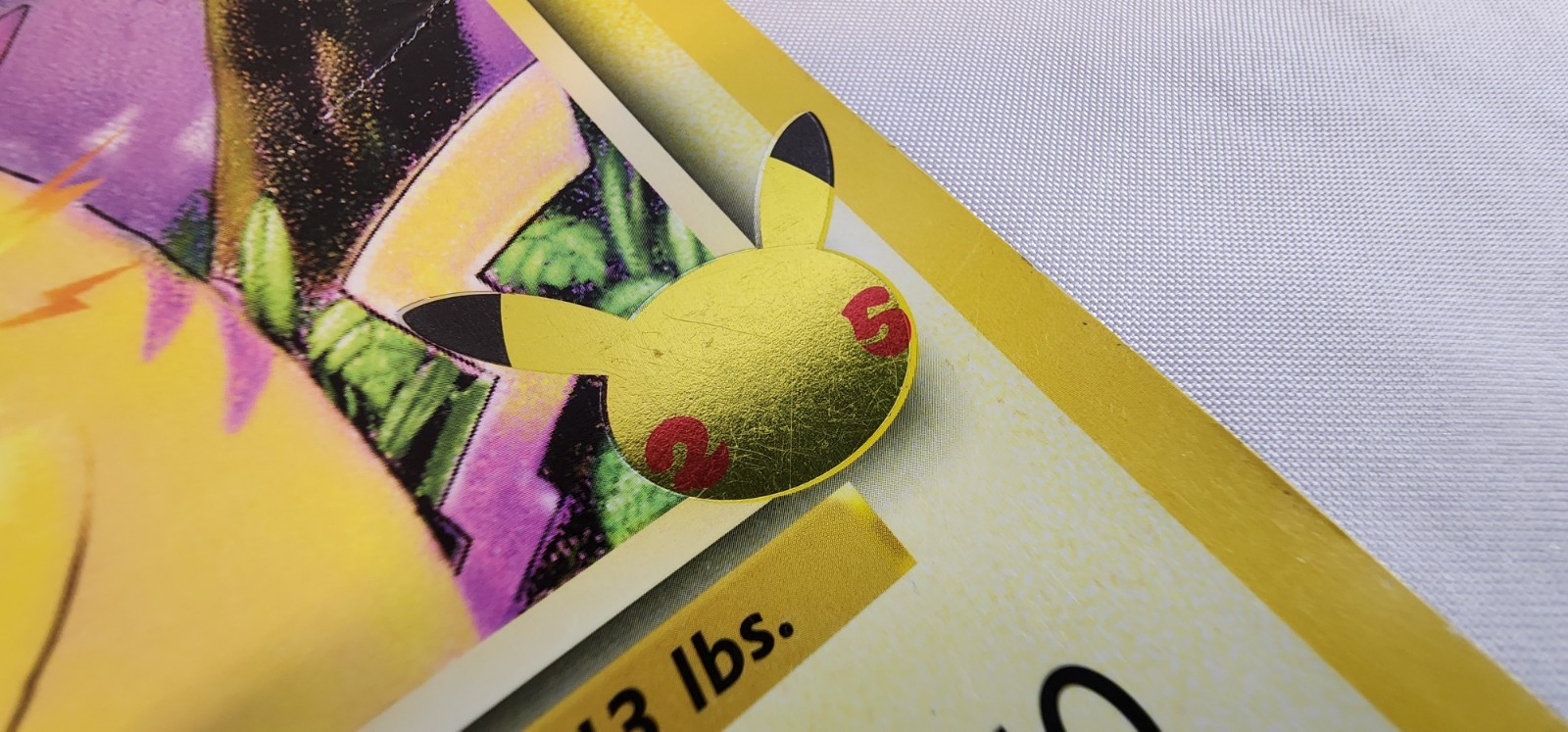 PIKACHU OVERSIZED CARD (5×7) Pokemon TCG First Partner Pack 25th Anniversary SP