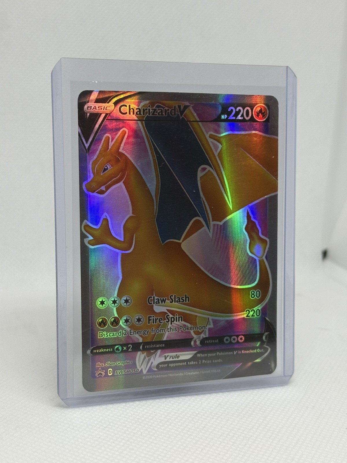 Pokemon TCG Charizard V SWSH Promo SWSH050 B