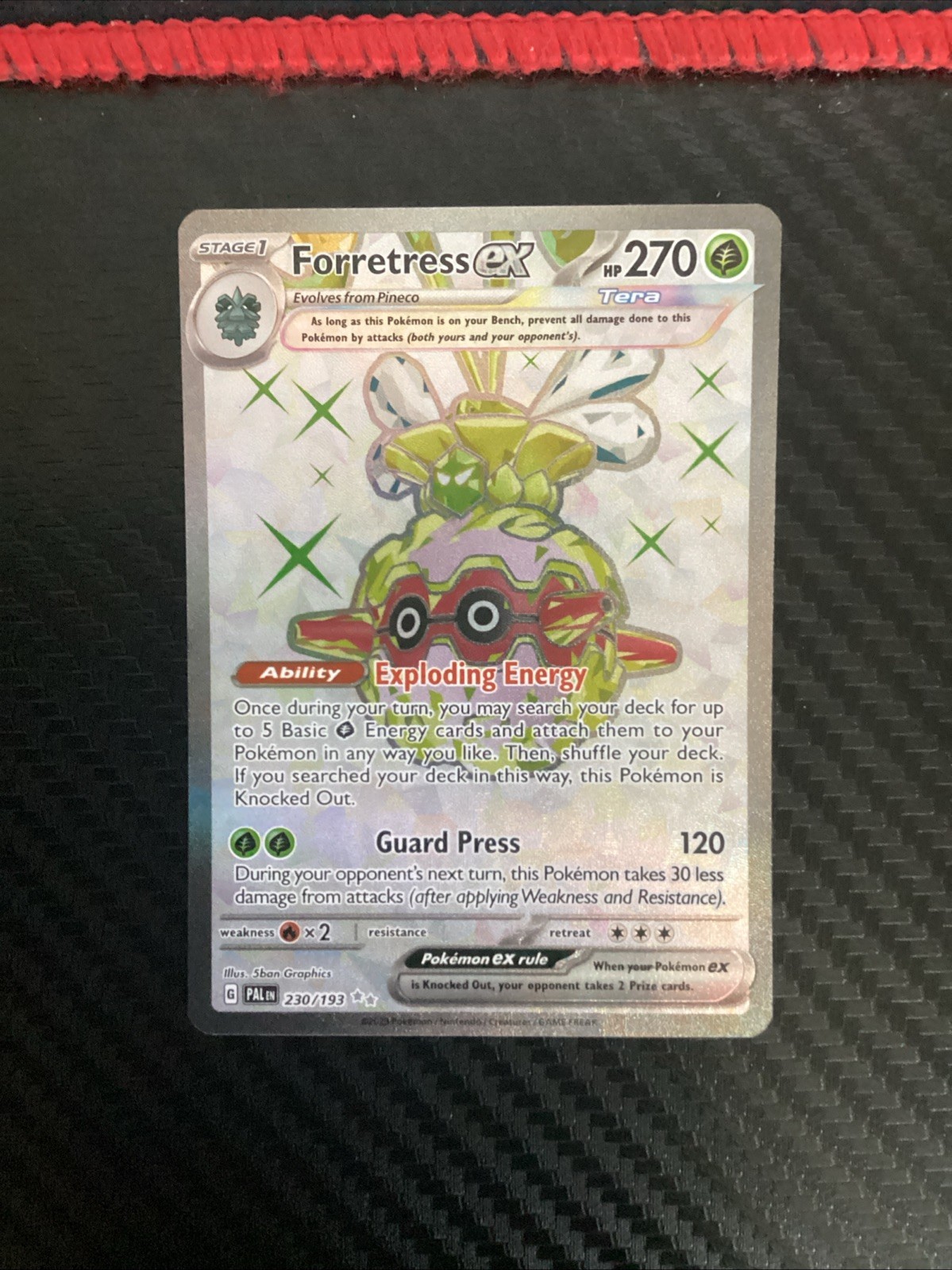 Forretress ex – 230/193 Holo SV02: Paldea Evolved NM