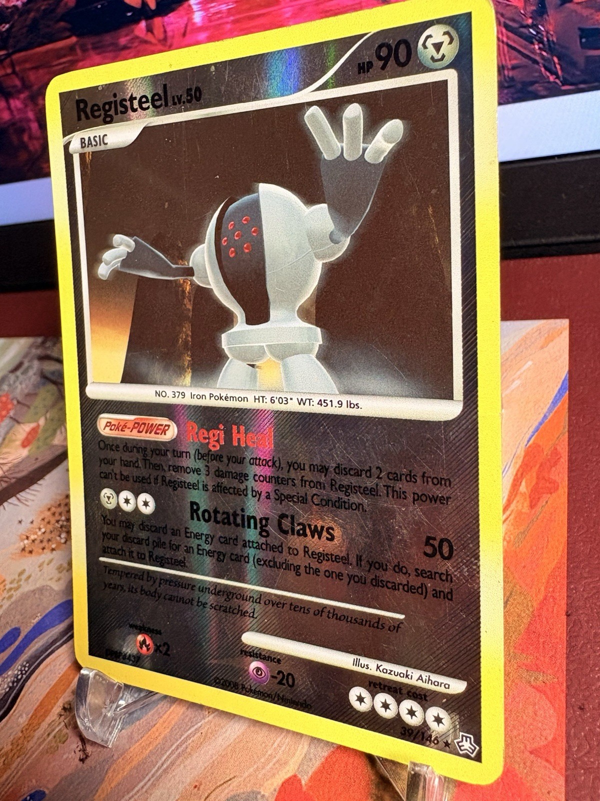 Registeel Rare Legends Awakened LA Metal Reverse Holo 39/146 2008 MP