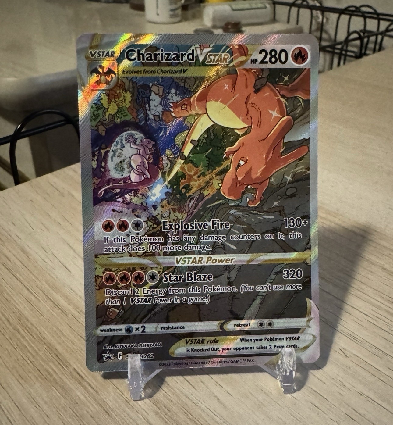 Pokemon TCG Charizard VSTAR SWSH262 Holo Promo English 2022 NM
