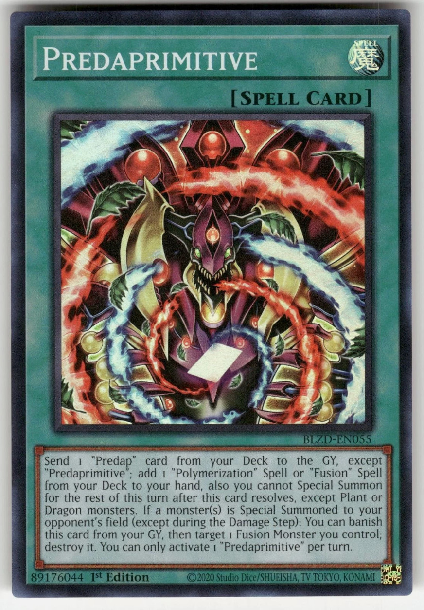 Predaprimitive – BLZD-EN055 – Super Rare – Blazing Dominion – NM/M