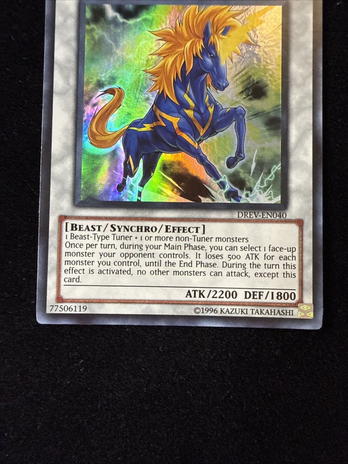 Ultra Rare | Thunder Unicorn | Duelist Revolution Unlimited | DREV-EN040