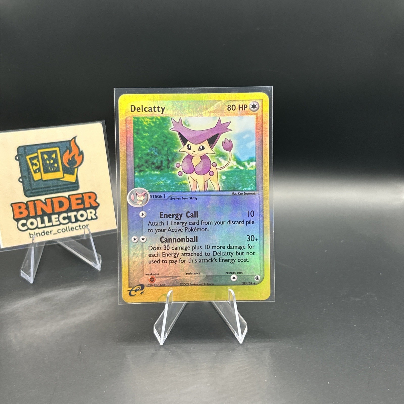 Pokemon TCG Delcatty 29/109 Ruby and Sapphire Reverse Holo Card