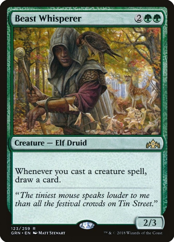 Beast Whisperer Rare GRN 123 NM
