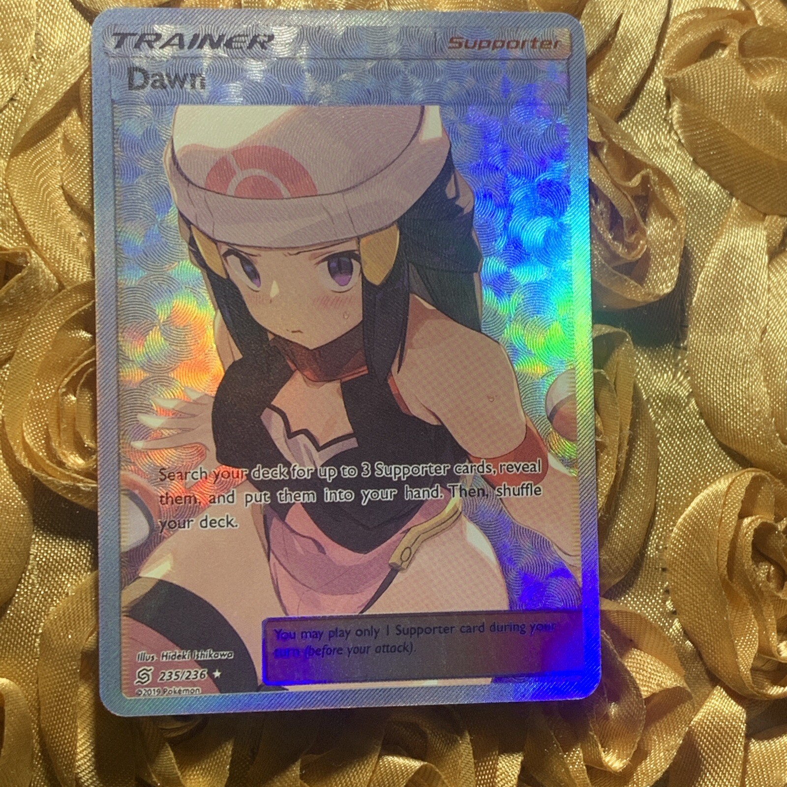 Dawn Trainer HOTTIE SILVER Goddess Waifu Anime Girl ACG Holo Card