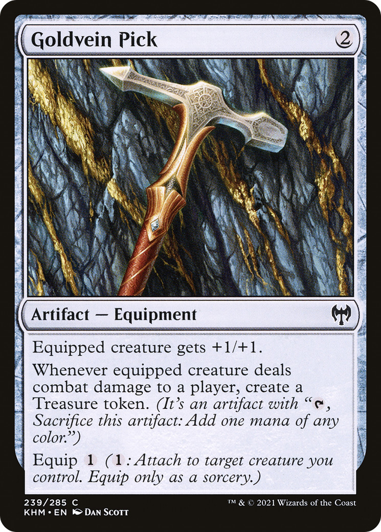 GOLDVEIN PICK x4 mtg NM-M Kaldheim 4 Common