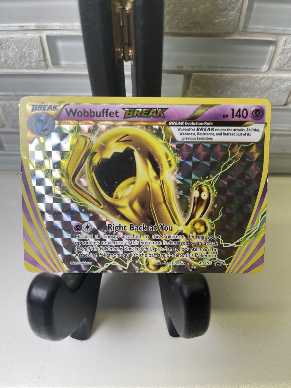 Wobbuffet BREAK XY155 Holo Promo XY Promo Pokemon Lightly Played