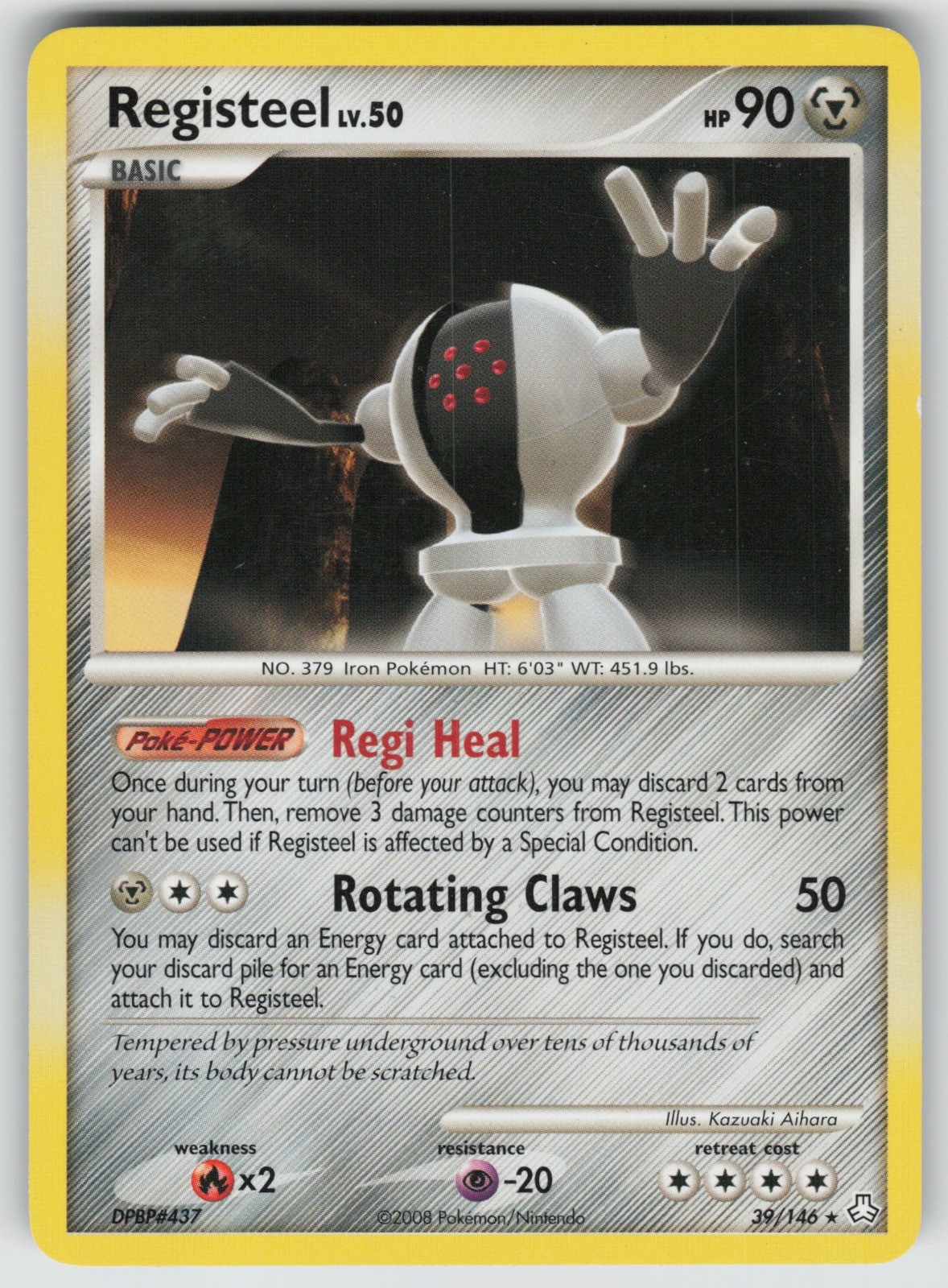 Registeel Legends Awakened Rare 39/146 LP