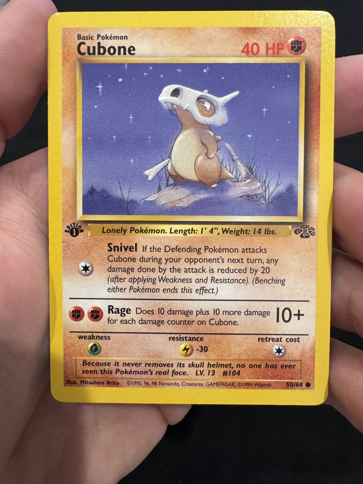 Cubone 50/64 Jungle first edition NM