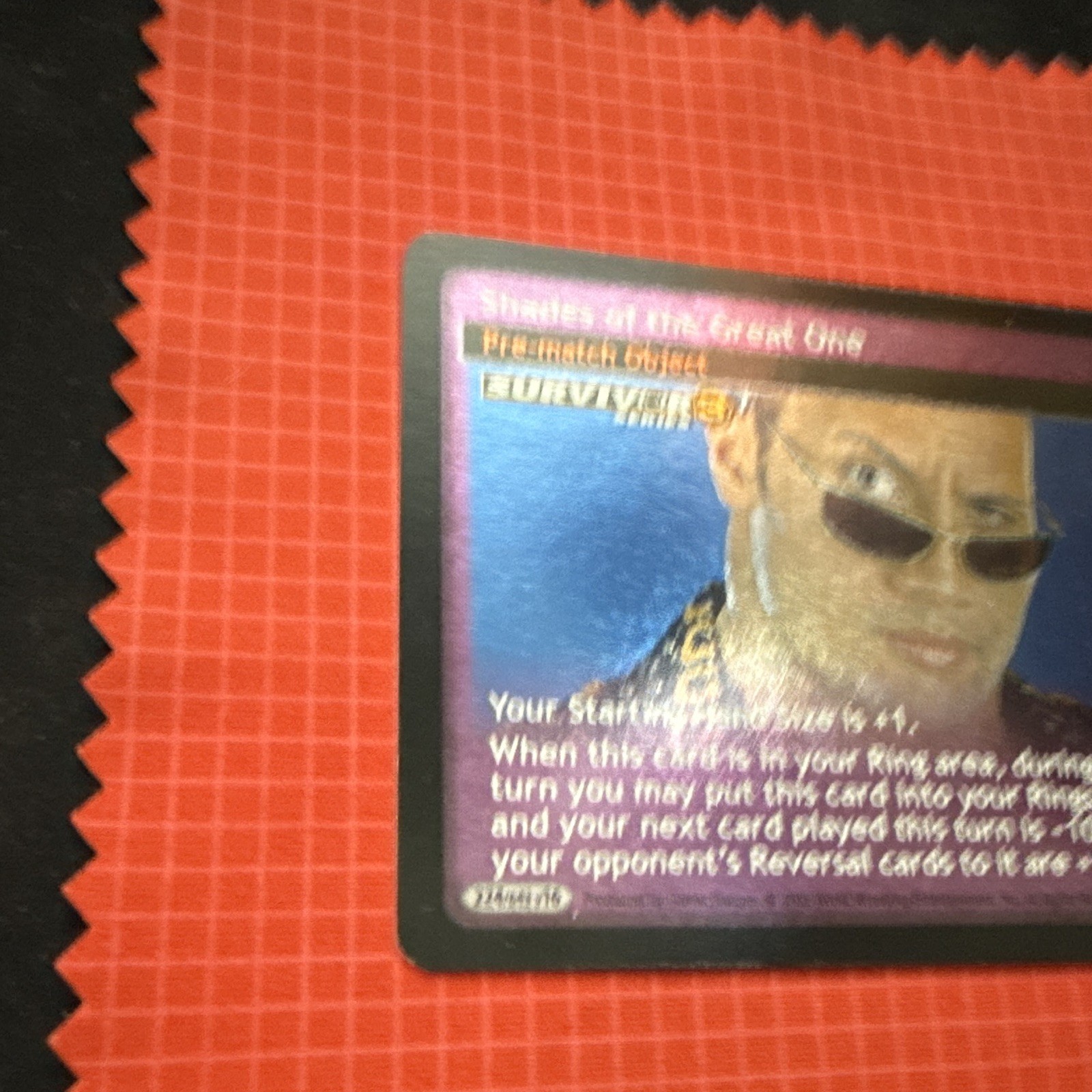 WWE Raw Deal CCG Shades of the Great One Survivor Series 3 Pre-match ENG