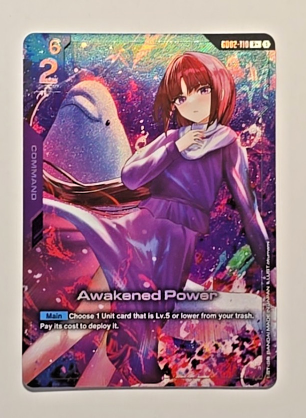 Gundam TCG Dual Impact Awakened Power R* Full Art Foil