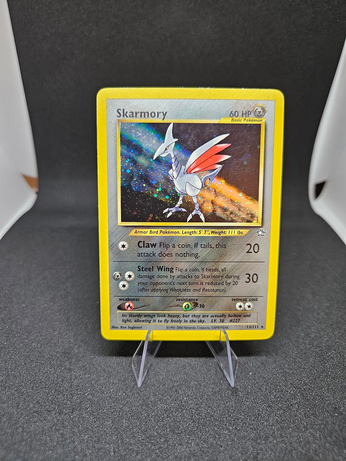 Skarmory 13/111 Neo Genesis Holo Good Condition!!
