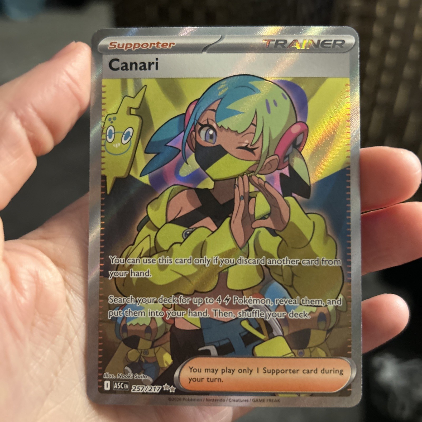 Canari 257/217 Me: Ascended Heroes Holo