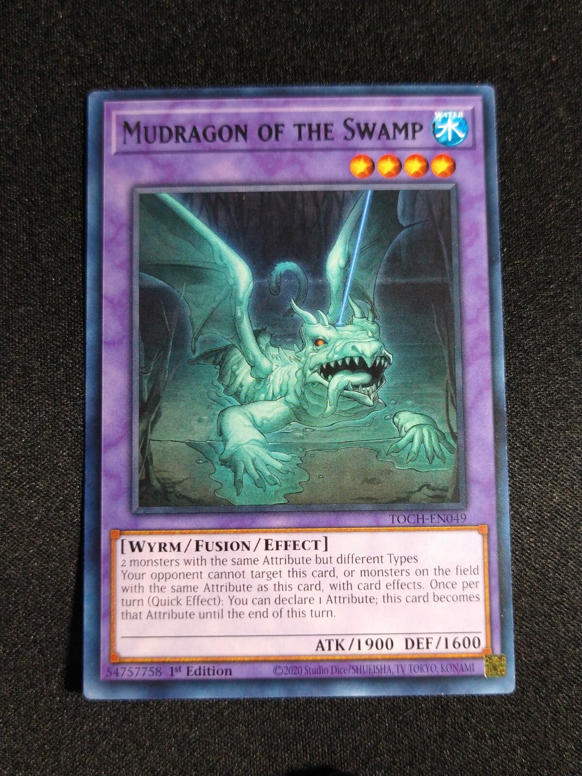 Yugioh – Mudragon of the Swamp TOCH-EN049 1st Edition Rare NM