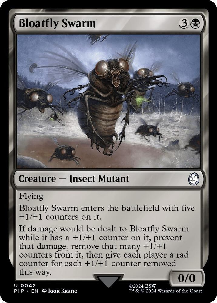 Bloatfly Swarm Foil – PIP 0042 – NM – MTG Magic