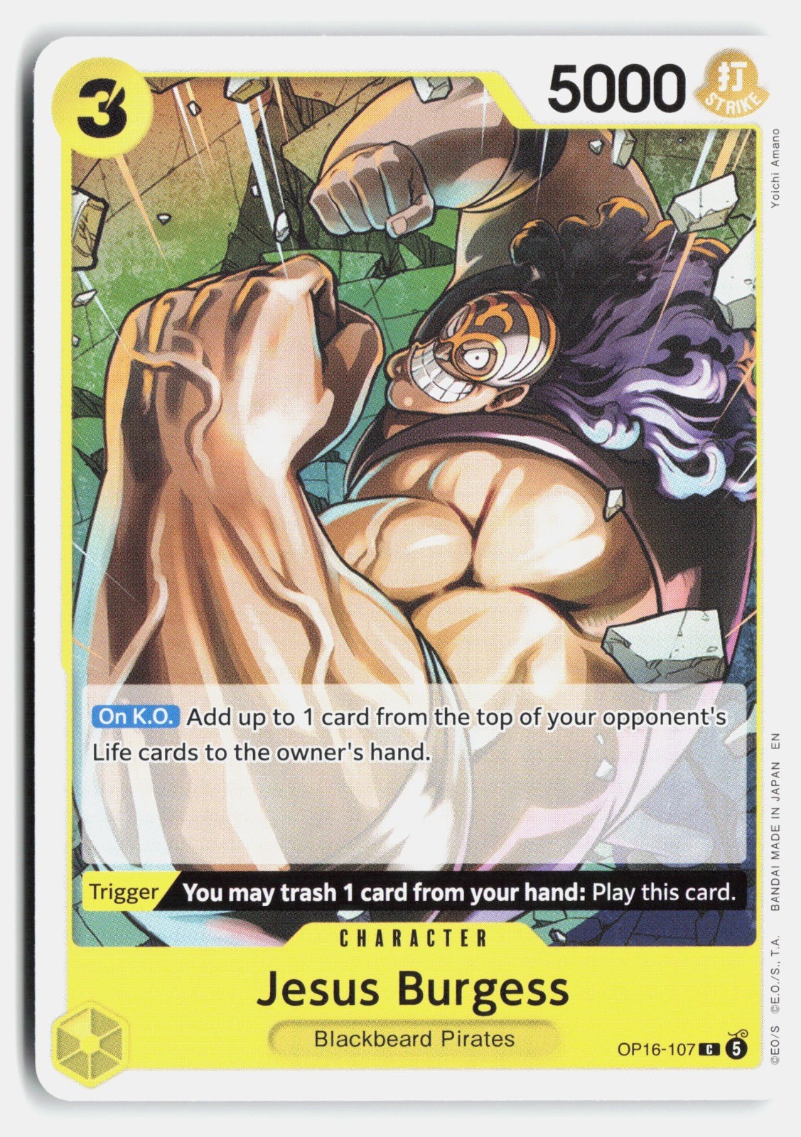 Jesus Burgess C The Time of Battle OP16-107 NM