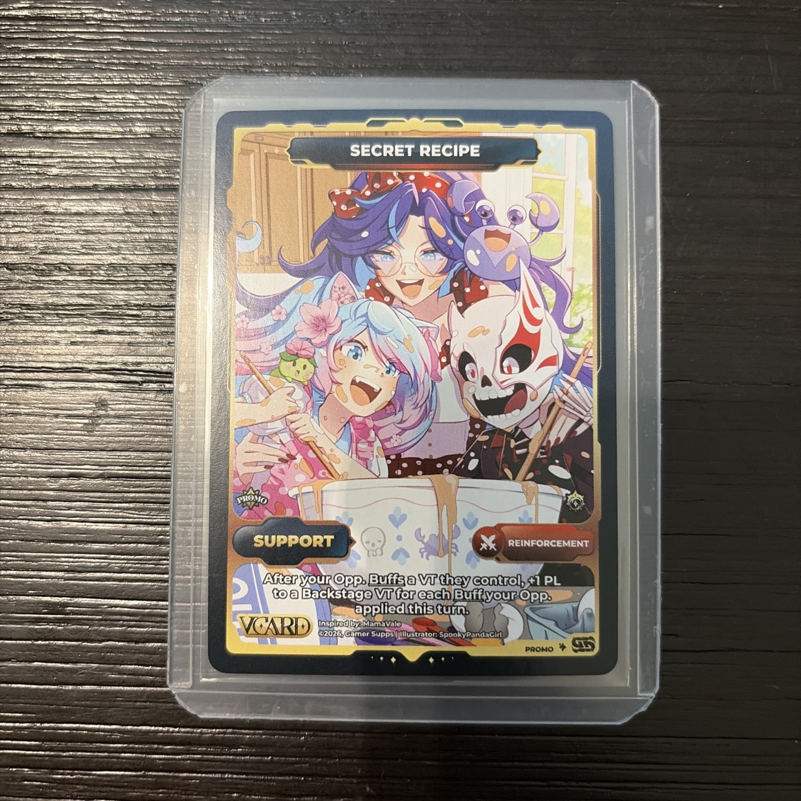 Gamersupps MamaVale: “Secret Recipe” VCard Promo Card Non-Holo