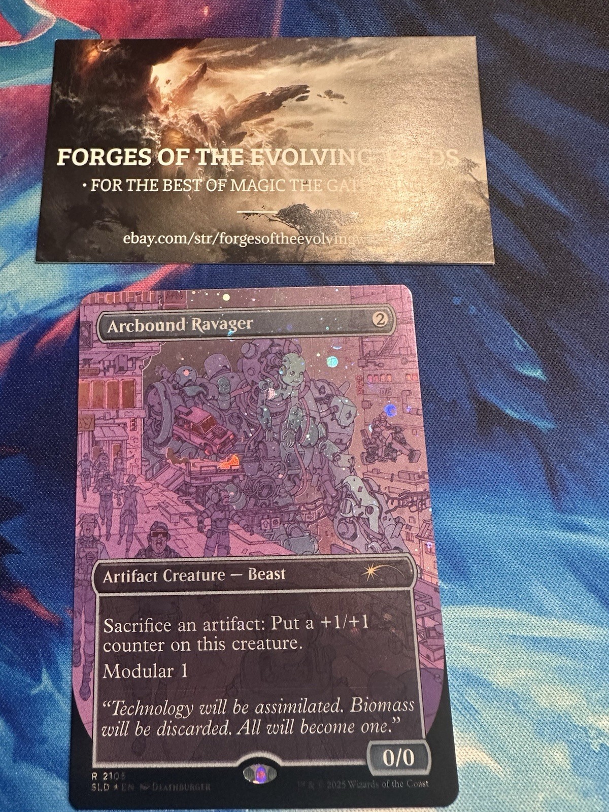 Arcbound Ravager Galaxy Foil Deathburger Secret Lair 2105