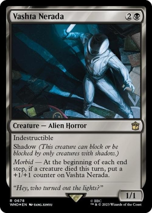 Vashta Nerada (Surge Foil) -Foil Light Play MTG Universes Beyond: Doctor Who