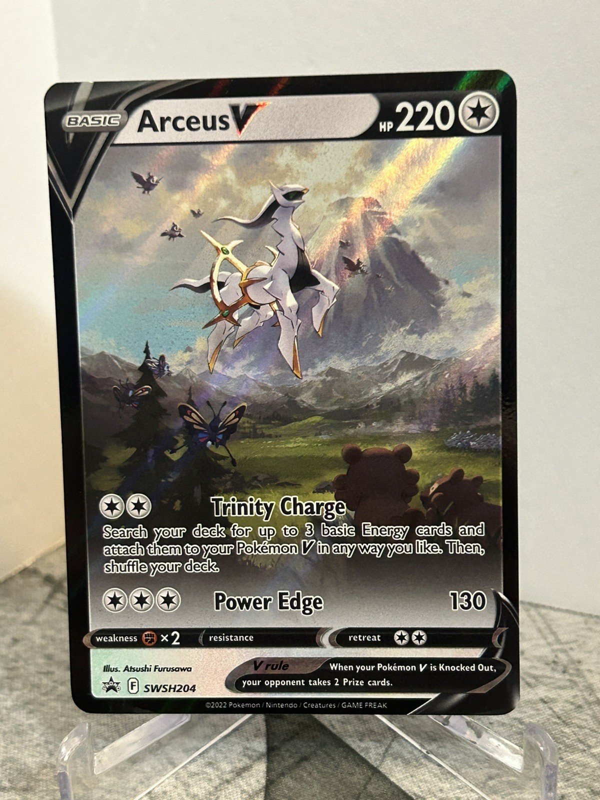 Pokémon Arceus V SWSH204 Sword & Shield Promo Holo