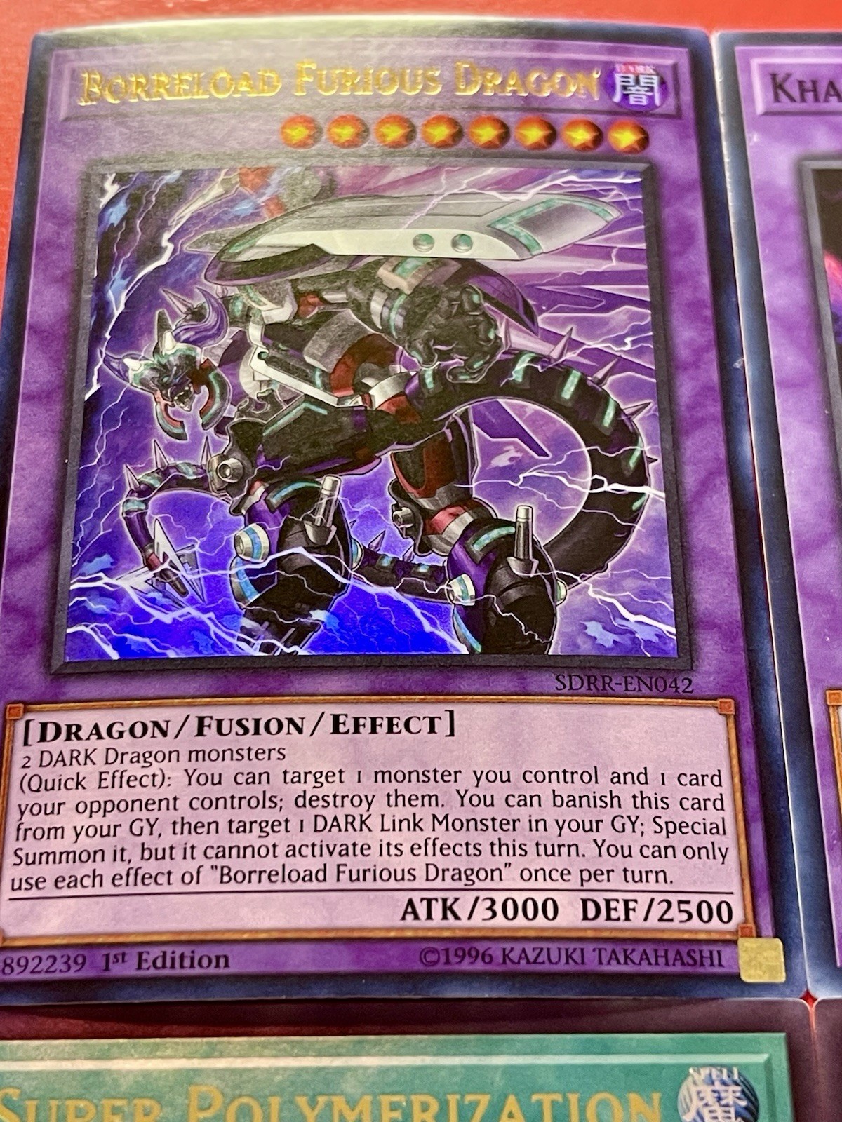 3x Super Polymerization + Borreload Furious Dragon + Dragonlord + Khaos |YuGiOh!