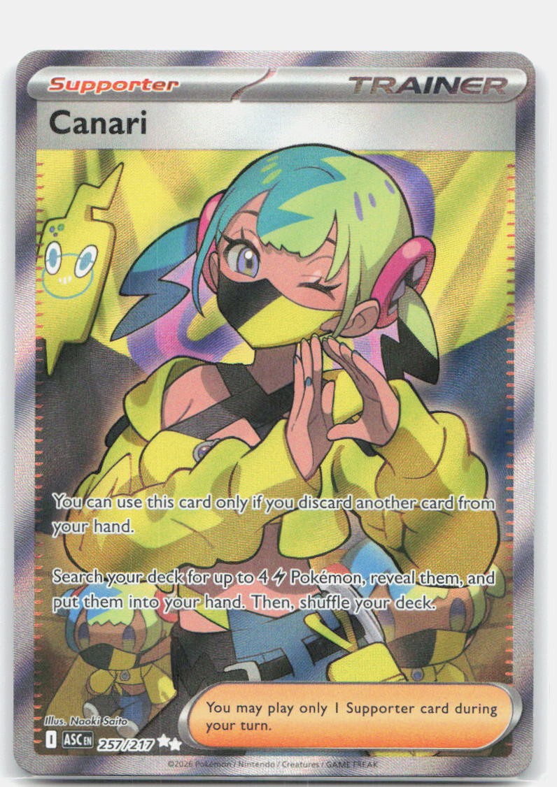 Canari Holo Ultra Rare ME: Ascended Heroes 257/217 NM