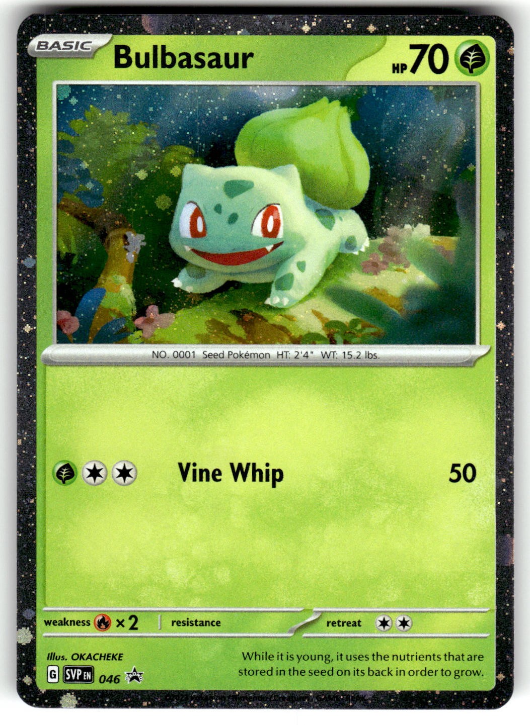 Bulbasaur (Cosmos Holo) 046 Holo Promo Scarlet & Violet Promo Pokemon Holo NM