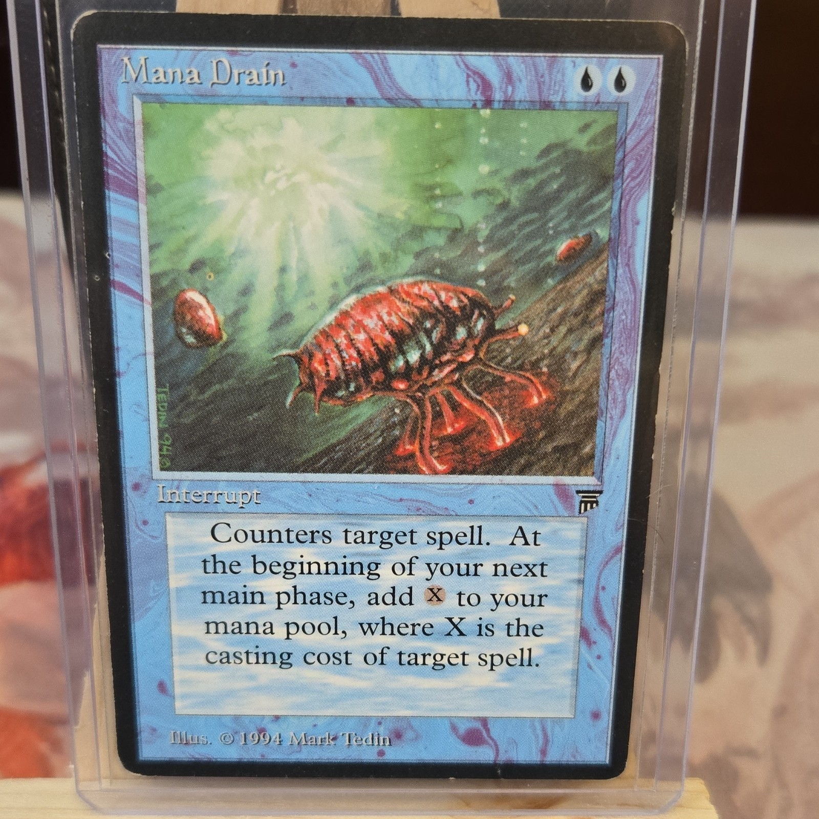 Magic The Gathering: Legends Mana Drain Very Light Play